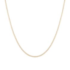 14k Two-Tone Gold 2.75mm Ice Chain Necklace