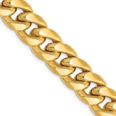 14k Yellow Gold 11mm Miami Cuban Chain Bracelet