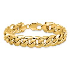14k Yellow Gold 13.2mm Miami Cuban Chain Bracelet
