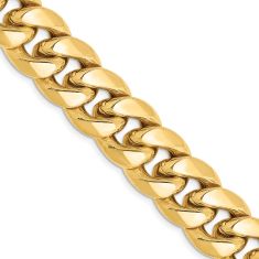 14k Yellow Gold 13.2mm Miami Cuban Chain Necklace