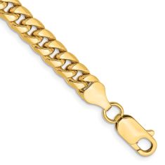 14k Yellow Gold 6mm Miami Cuban Chain Bracelet
