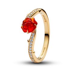 Pandora - Disney, Beauty and the Beast Enchanted Rose Gold-Plated Ring