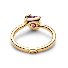 Pandora - Disney, The Nightmare Before Christmas Sally Purple Heart Gold-Plated Ring