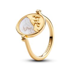 Pandora Pegasus Two-Tone Reversible Medallion Ring