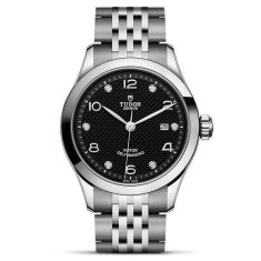 1926 28mm Diamond-Set Black Dial Stainless Steel Watch M91350-0004