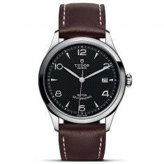 1926 39mm Black Dial Brown Leather Strap Watch M91550-0008