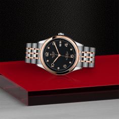 1926 39mm Diamond-Set Black Dial Two-Tone Stainless Steel Watch M91551-0004