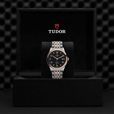 1926 39mm Diamond-Set Black Dial Two-Tone Stainless Steel Watch M91551-0004