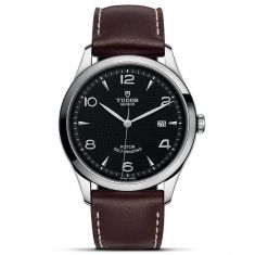 1926 41mm Black Dial Brown Leather Strap Watch M91650-0008