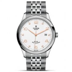 image of 1926 41mm White Diamond-Set Dial Stainless Steel Watch M91650-0013 with sku:M91650-0013