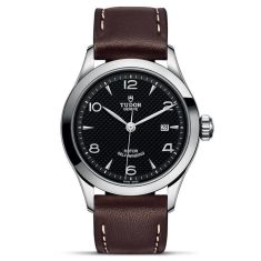 1926 Black Dial Brown Leather Strap Watch | 28mm | M91350-0008