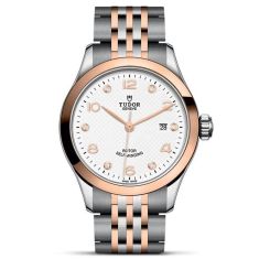 image of 1926 Diamond-Set White Dial Two-Tone Stainless Steel Watch | 28mm | M91351-0011 with sku:20195087
