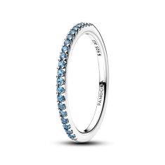 Pandora Sparkling Aquamarine Half-Eternity Band Ring Pandora Sparkling Aquamarine Half-Eternity Band Ring