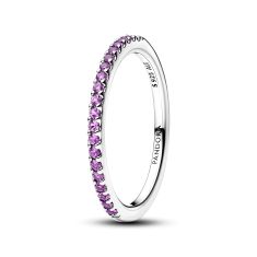 Pandora Sparkling Purple Half-Eternity Band Ring Pandora Sparkling Purple Half-Eternity Band Ring