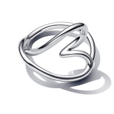 Pandora Organically Shaped Heart Ring