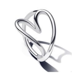 Pandora Organically Shaped Heart Ring