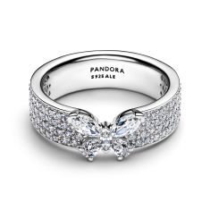 Pandora Sparkling Butterfly Bold Ring