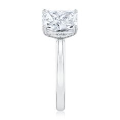 1 1/2ct Radiant Lab Grown Diamond Solitaire White Gold Engagement Ring