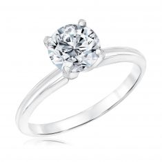1 1/2ct Round Lab Grown Diamond Solitaire Engagement Ring