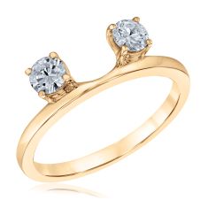1/2ctw Diamond Yellow Gold Ring Wrap | Embrace Collection