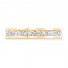 1/2ctw Round Diamond Yellow Gold Wedding Band | Embrace Collection