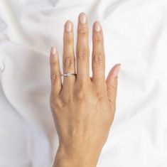 1/3ct Princess Diamond Solitaire White Gold Engagement Ring - Solitaire Collection