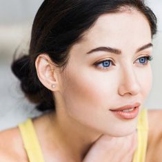 1/5ctw Diamond White Gold Solitaire Stud Earrings