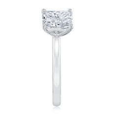 1ct Radiant Lab Grown Diamond Solitaire White Gold Engagement Ring