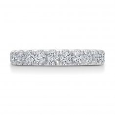 1ctw Round Diamond White Gold Wedding Band | Embrace Collection