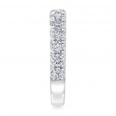 1ctw Round Diamond White Gold Wedding Band | Embrace Collection