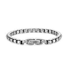 David Yurman Box Chain Bracelet in Sterling Silver - 9 Inches