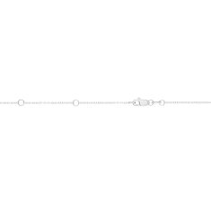 5/8ctw Lab Grown Diamond 10k White Gold Cross Pendant Necklace
