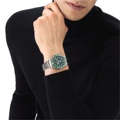 Montblanc Iced Sea Automatic Date Green Dial Stainless Steel Watch 41mm - MB129373