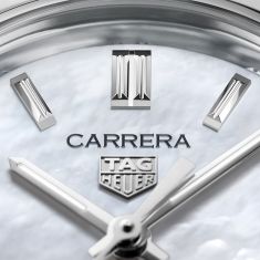 TAG Heuer CARRERA Date Automatic White Dial Stainless Steel Watch 29mm - WBN2410.BA0621