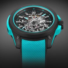NORQAIN Independence Wild ONE Skeleton Dial Turquoise Watch 42mm - NNQ3000QBQ1ASB73W1QBR20BQ