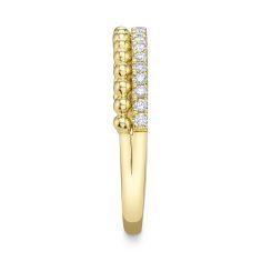 Shy Creation 1/5ctw Diamond 14k Yellow Gold Fashion Ring