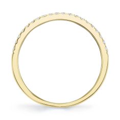 Shy Creation 1/5ctw Diamond 14k Yellow Gold Fashion Ring