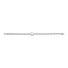 Gucci Interlocking Sterling Silver Chain Bracelet