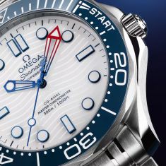OMEGA Seamaster Diver 300M Co-Axial Master Chronometer White Dial Stainless Steel Watch 42mm - O21030422004002
