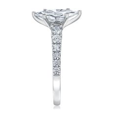 2ctw Marquise Lab Grown Diamond 14k White Gold Engagement Ring