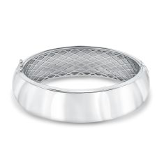 Sterling Silver Tube Bangle Bracelet 1