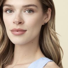 2ctw Round Treated Black Diamond Solitaire 10k White Gold Stud Earrings