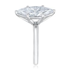 4ct Marquise Lab Grown Diamond Solitaire 14k White Gold Engagement Ring