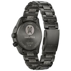 Citizen Attesa Hakuto-R Black Dial Black Titanium Bracelet Watch 41mm - CB0285-63E