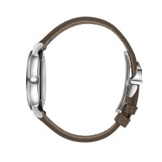 IWC Portofino Automatic Day and Night Silver-Tone Dial Taupe Leather Strap Watch 34mm - IW459801