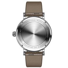 IWC Portofino Automatic Day and Night Silver-Tone Dial Taupe Leather Strap Watch 34mm - IW459801