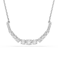 Swarovski Crystal Matrix Gradient Cubic Zirconia Rhodium-Plated Necklace 1
