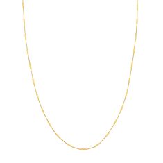 Bar Station 10k Yellow Gold Necklace 1