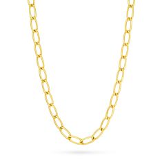 10k Yellow Gold Curb Link Chain Necklace 1