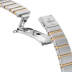 OMEGA Constellation Quartz Silver Dial Steel and  Yellow Gold Watch 28mm - O13120286002002